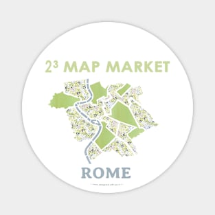 Rome Map - Full Size Magnet